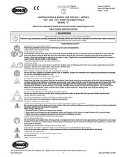 Sioux Tools 1ST2308Q Instructions-Parts List Manual