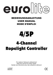 Eurolite 4/5P User Manual