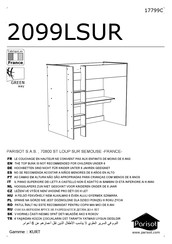 PARISOT 2099 LSUR Directions For Use Manual