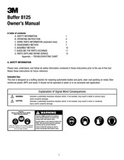 3M Buffer 8125 Owner's Manual