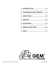 Polaris GEM e6 Service Manual