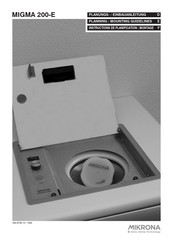 Mikrona MIGMA 200-E Planning / Mounting Manuallines