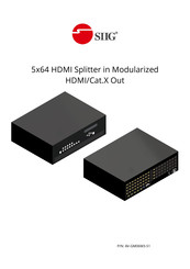 SIIG AV-GM06M3-S1 User Manual