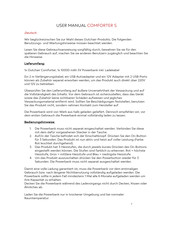 Outchair heat pad User Manual