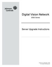 Johnson Controls DVN 5000 Series Upgrade Instructions