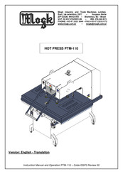 mogk PTM-110 Instruction Manual And Operation