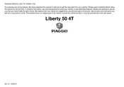 Piaggio Liberty 50 4T Manual