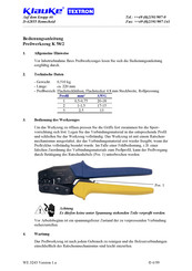 Textron Klauke K 58 2 Instruction Manual