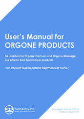 SE ORGONE MASSAGE User Manual