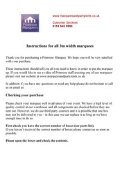Primrose 3x10m Instructions Manual