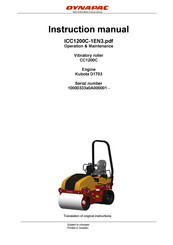 Dynapac CC1200C Instruction Manual