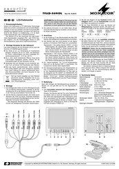 Monacor TVLCD-569COL Manual