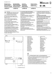 Moeller +ATEX-I1 Installation Instructions