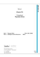 Unitek Classic P3 400/450-840 Manual