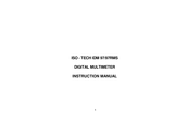 Iso-Tech IDM 97RMS Instruction Manual