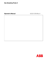 ABB Gas Sampling Probe 2 Operator's Manual