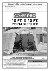 Harbor Freight Tools CoverPro 63297 Owner's Manual & Safety Instructions