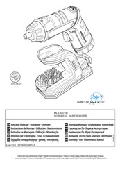 AUSUM ML-CS37-36 Assembly, Use, Maintenance Manual