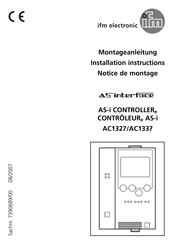 Ifm Electronic AS interface AC1327 Installation Instructions Manual