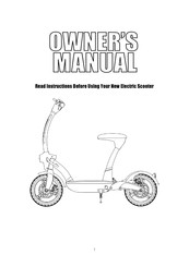 Flywheels OXY Owner's Manual