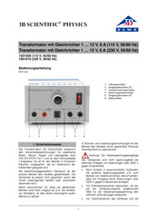 3B SCIENTIFIC 1001010 Instruction Sheet