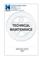 Hofmann Megaplan MS400-2 Technical Maintenance Manual