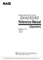 NAiS GV52S Reference Manual