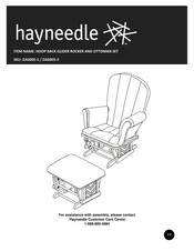 Hayneedle Glider and Ottoman DAS005-1 Manual