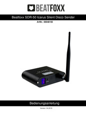 BEATFOXX Icarus Silent Disco SDR-50 User Manual