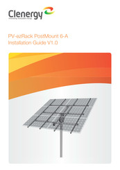 Clenergy PV-ezRack PostMount 6-A Installation Manual