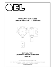 Qel QTS-61110 Series Installation, Operation And Maintenance Manual
