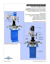 Precision matthews PM-727V Manual