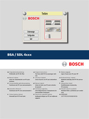 Bosch SDL 410 Original Instructions Manual