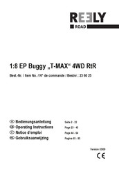 Reely ROAD T-MAX Operating Instructions Manual