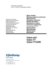 EIJKELKAMP Cobra TT Operating Instructions Manual