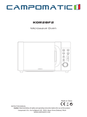 Campomatic KOR28F2 Instruction Manual