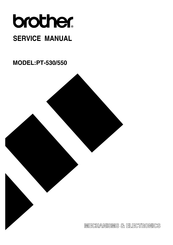 Brother P-Touch PT-530 Service Manual