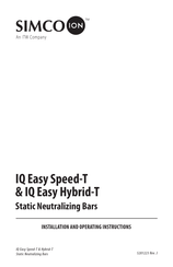 ITW Simco-Ion IQ Easy Speed-T Installation And Operating Instructions Manual