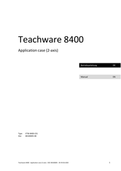 Lenze Teachware 8400 Manual