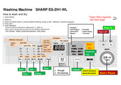 Sharp ES-ZH1-WL Quick Start Manual