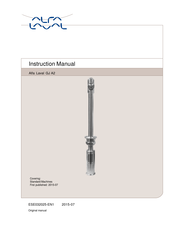 Alfa Laval GJ A2 Instruction Manual