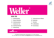 Cooper Tools Weller WHA 700 Operating	 Instruction