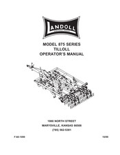 Landoll 875 Series Operator's Manual