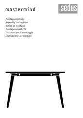 Sedus mastermind Assembly Instructions Manual