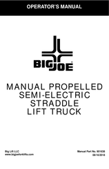 Big Lift Big Joe M22 Operator's Manual