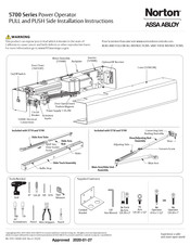 Assa Abloy Norton 5710 Installation Instructions Manual