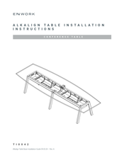 Enwork ALKALIGN TABLE TI0042 Installation Instructions Manual