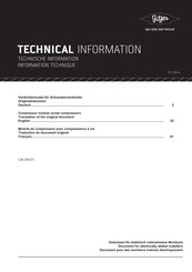 Bitzer CM-SW-01 Technical Information