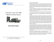 Omnitron Systems iConverter GM3 Quick Start Manual