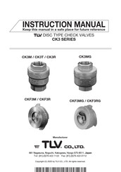 Tlv CK3 Series Instruction Manual